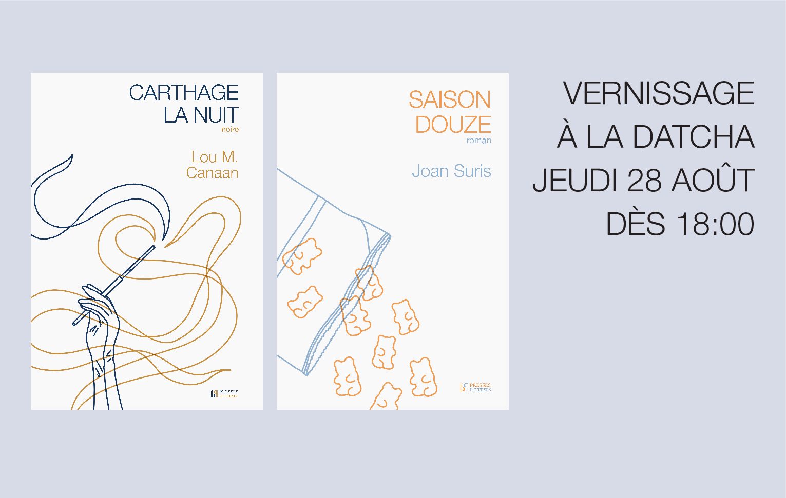 28.08.2025 Vernissage commun de Joan Suris et Lou M. Canaan